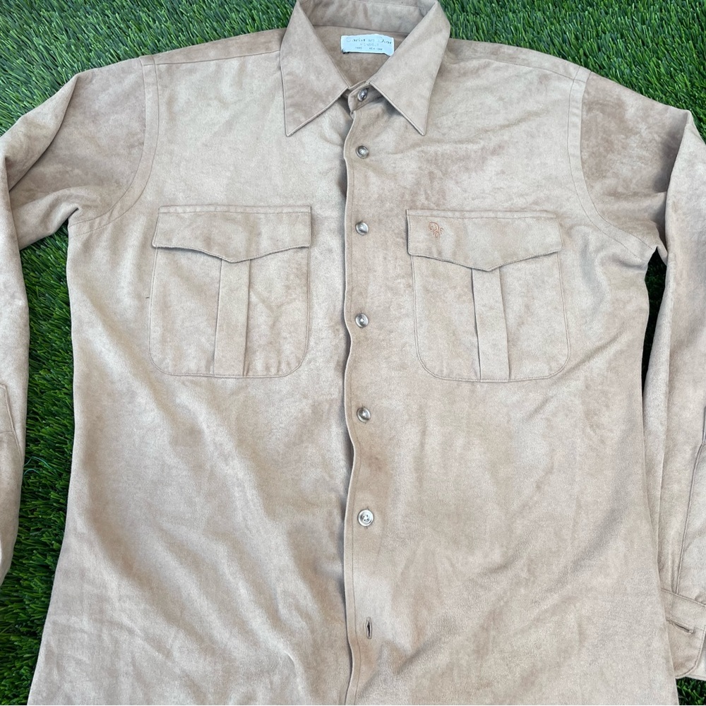 Dior velour button down